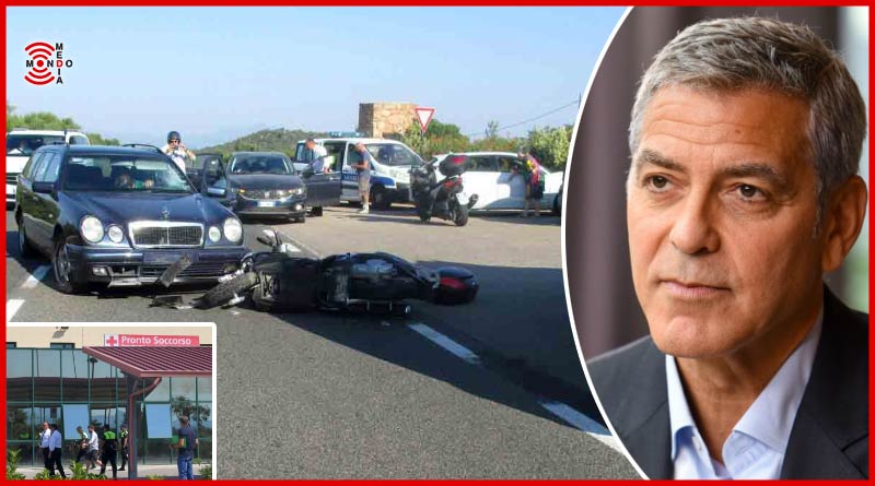 George Clooney ferito in un incidente