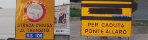 ponte allaro cartello anas